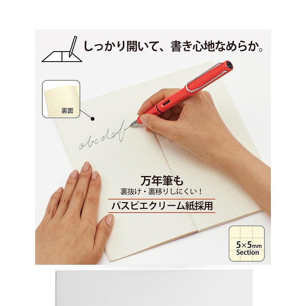 【日本直邮】Plus普乐士 记事本方形5毫米亚光黑色A4x1/3无尘布77 - 图3