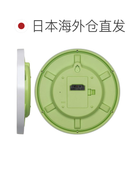 日本直邮卡西欧30.5cm电波静音夜间停秒指针挂钟珍珠白 IQ-48