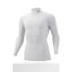 Mizuno Men's Turtleneck Long Sleeve Stretch Tights Sweat-Absorbent Anti-UV Matte White