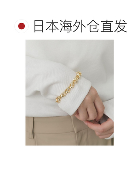 日本直邮SMELLY 女士 粗链手链 黄金光泽合金材质 SM263302245019