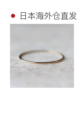 1h可退 日本直邮cui-cui K10YG 黄金纤细戒指 755457素圈