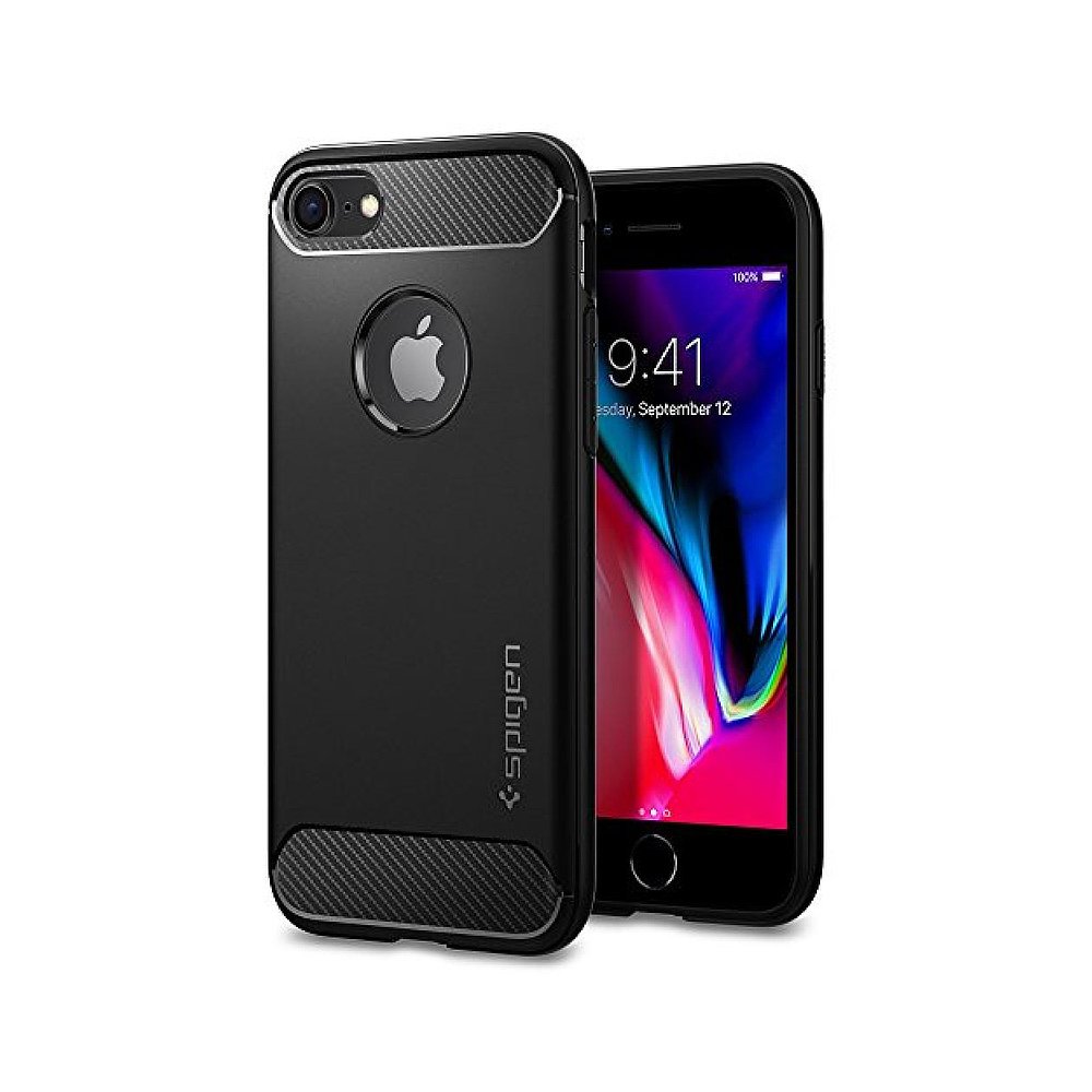 Spigen 手机壳 iPhone8 / 7 TPU黑色042CS20441软壳保护壳 - 图0