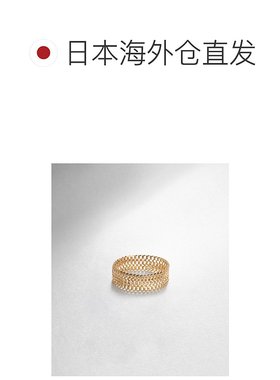 日潮跑腿COCOSHNIK 18K金 网状式指环戒指 13配饰装饰