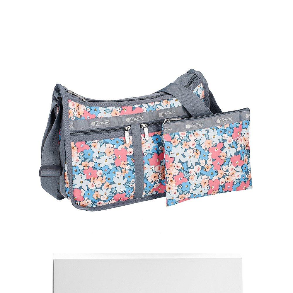 日本直邮LeSportsac乐播诗新款美式复古大容量通勤碎花斜挎包7507,淘宝优惠券,粉丝福利购,淘宝优惠卷