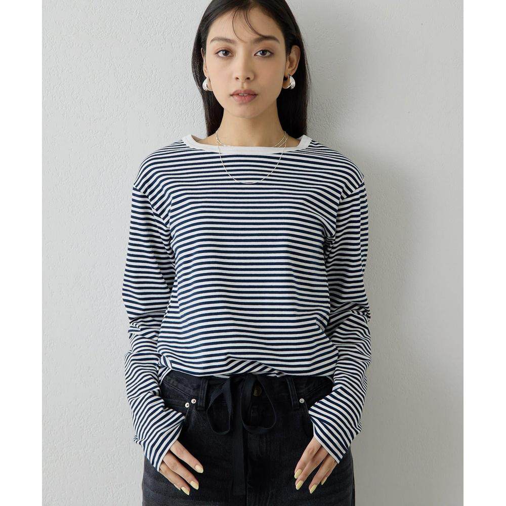 日本直邮官方授权 Whim Gazette 【THE PAUSE】条纹长袖T恤,淘宝优惠券,粉丝福利购,淘宝优惠卷