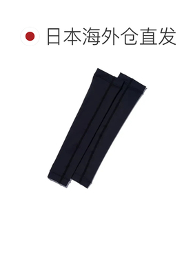 日本直邮NEW ERA 黑色配白色字母标识袖套 臂套防晒