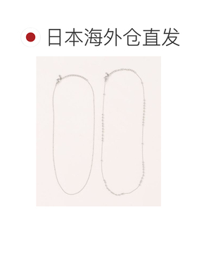 1h可退 日本直邮LOWRYS FARM 女士不锈钢叠层骨链项链 618396