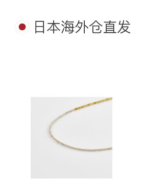 日本直邮日潮 agete 阿卡朵天然锆石石英项链