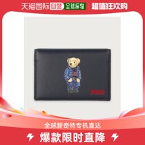 Japan Direct Post Polo Ralph Lauren POLO Bears Print Series for men and women with the same cow leather pass card