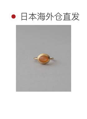 1h可退 日本直邮ete 女士K10黄金自然石戒指 721204205206