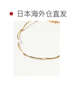 日本直邮BEAMS HEART 波浪透明串珠项链 支付后可退吊坠饰品1h