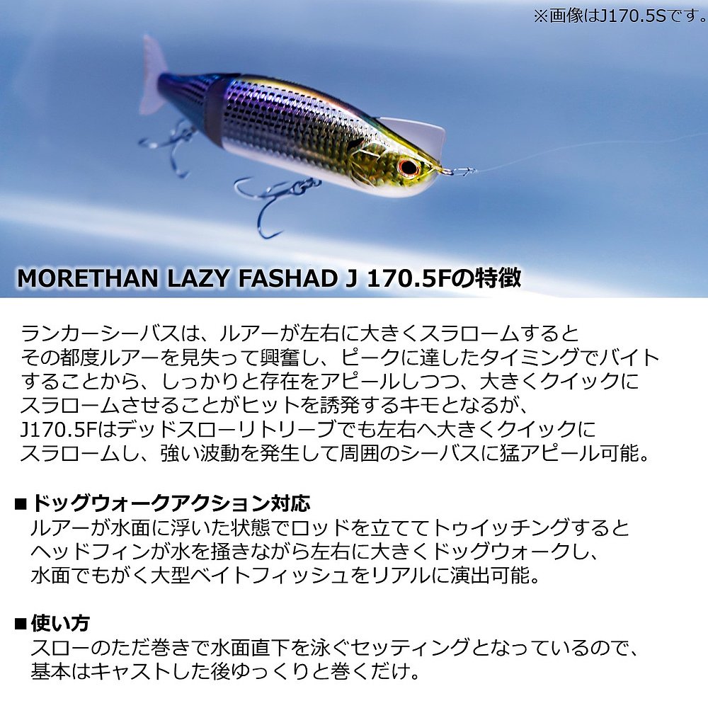 日本直邮Daiwa More Than Lazy Fashad J 170.5F Keimura 火珍珠 - 图2
