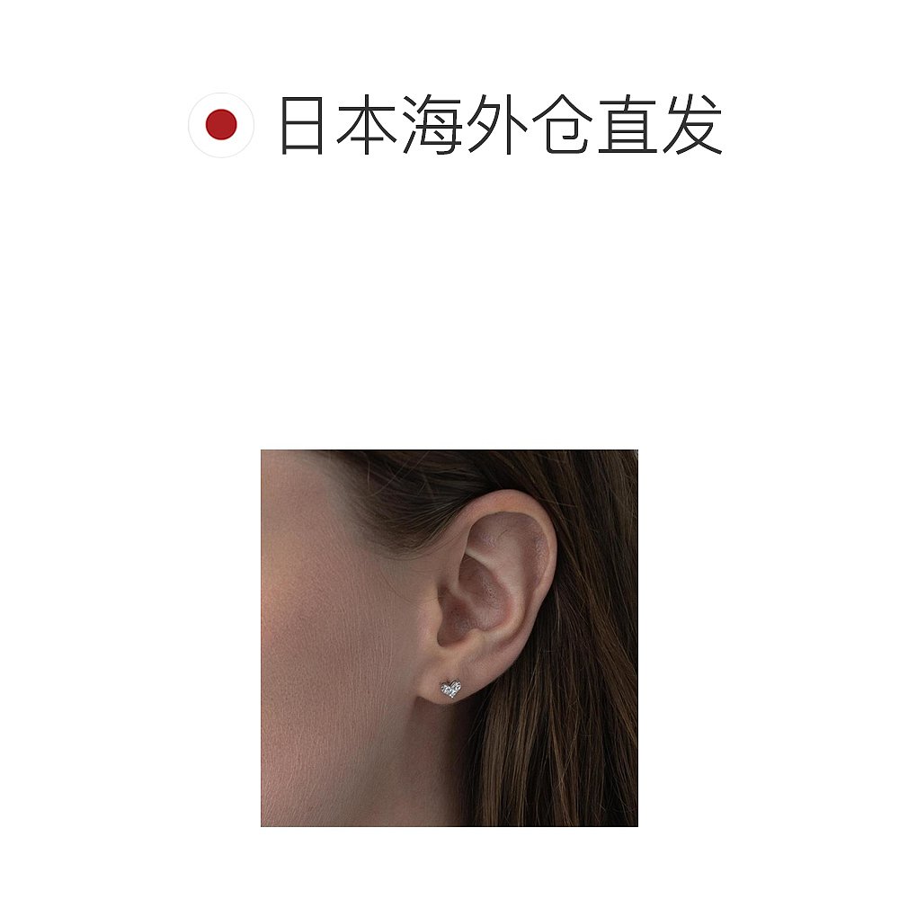 日本直邮日潮 Star JewelryPt950 耳钉 神秘之心番号:1XP0377 - 图1