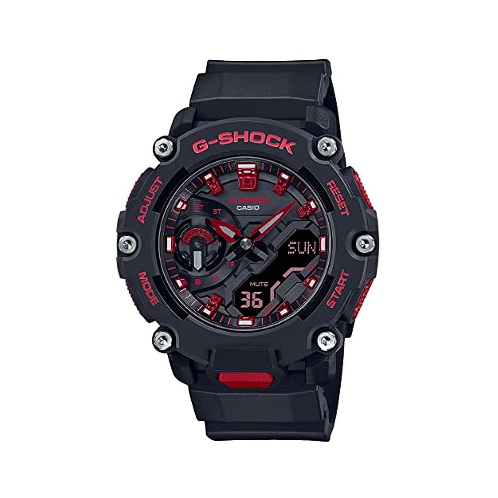 【日本直邮】G Shock卡西欧 手表 男款抗震运动表黑色GA-2200BNR- - 图0