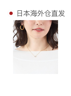 日本直邮Futier land 女士 简约金色一粒石项链 15261621