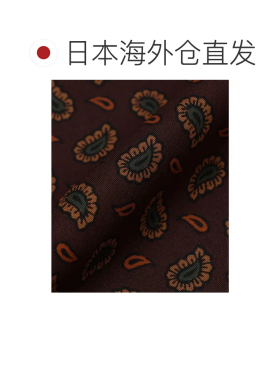 日本直邮SHIPS 普契尼 真丝马德拉佩斯利领巾 深绿色