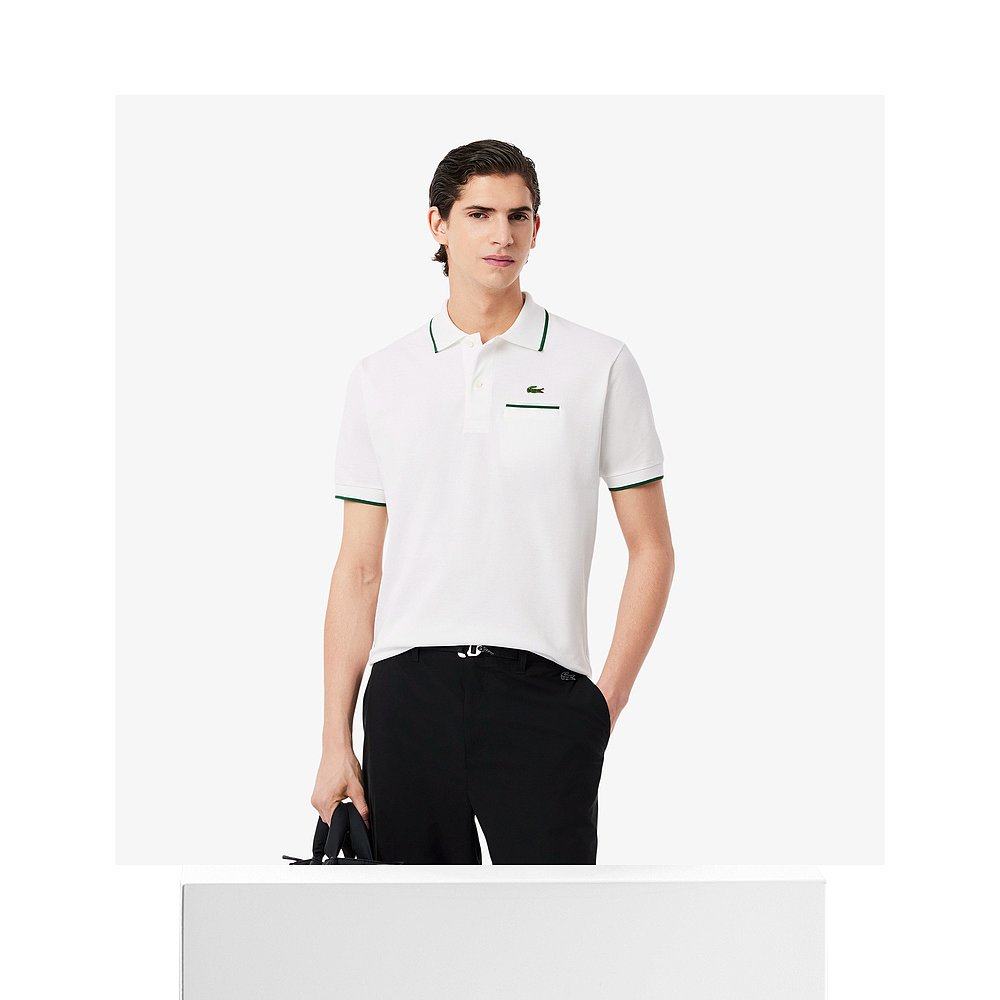 日本直邮LACOSTE法国鳄鱼 SS25 品牌logo舒适柔软短袖Polo衫 男款,淘宝优惠券,粉丝福利购,淘宝优惠卷