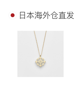 日本直邮日潮 agete 阿卡朵K18 钻石项链（0.08克拉）