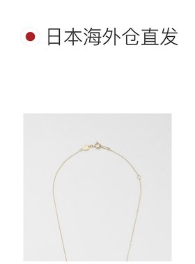 日本直邮日潮 agete/阿卡朵【一滴泪】隐形镶嵌18K金单钻项链吊坠