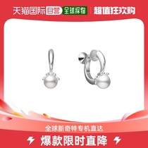 Japan Direct Mail Mikimoto Mikimoto Akoya Pearl Ear Nail Ear Clip 18K Platinum PE-1764PU Jewelry