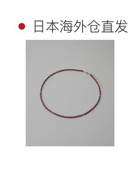 日本直邮ete 女士 K10黄金 蚵贝 切工石榴石 项链 761860