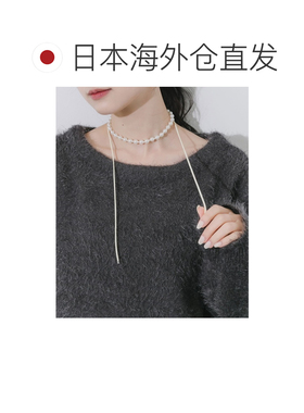 1h可退 日本直邮SMELLY 女装 珍珠绳索choker项链 自由缠绕设计 S