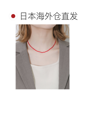 1h可退 日本直邮SMELLY 女士 不锈钢红珠项链 SM261302241025