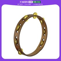 (Japan Direct Mail) MEINL Percussion Traditional wooden hand rocking bell ringed walnuts wood color golden bell