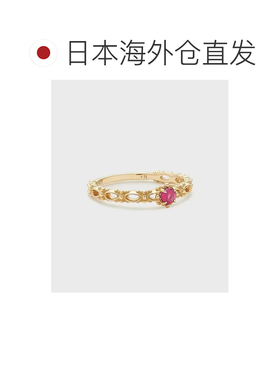 日本直邮NOJESS 女士K10红宝石小指戒指 精致细腻设计 温馨舒适佩