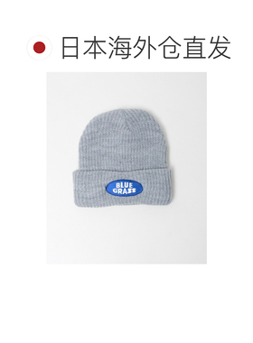 日本直邮BLUE GLASS 男女同款 针织帽 徽章设计冬【付后1h可退】