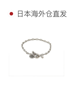 日本直邮PHILIPPE AUDIBERT ENARA 男士手链 黄铜 深银色 椭圆链