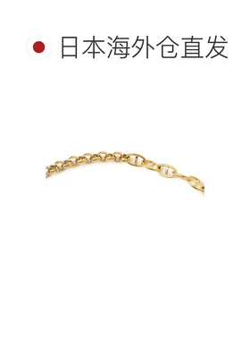 日本直邮SHIPS 不锈钢混合链条项链 金色