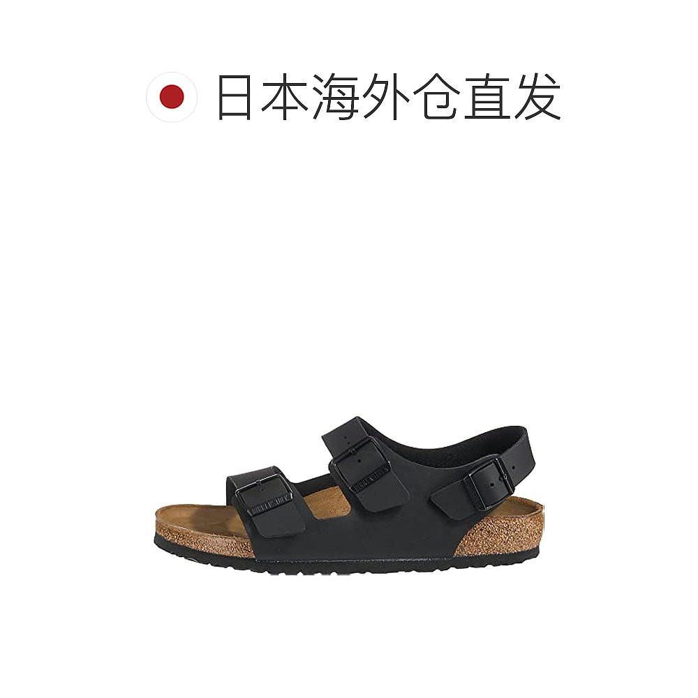 【日本直邮】BIRKENSTOCK 凉鞋 深蓝 比尔肯弗洛 鞋宽: 3E 黑 27. - 图1