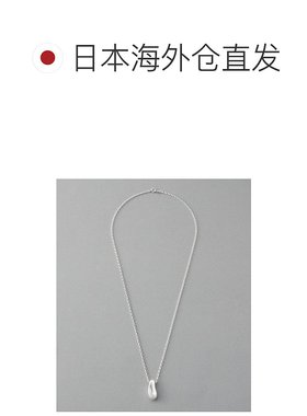 1h可退 日本直邮ete 女士 光泽感银标 造型项链 00161715吊坠