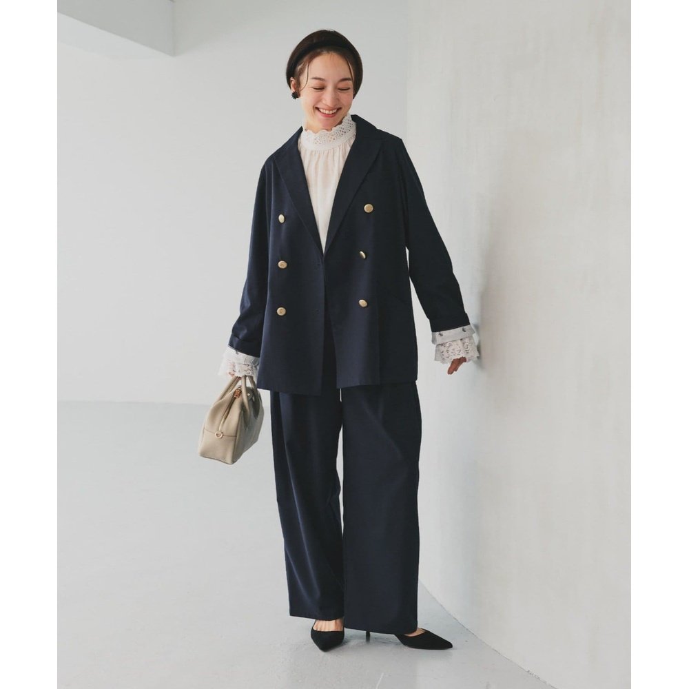 1h可退 日本直邮PUAL CE CIN 女装 宽松版型 高腰双褶西裤 026102,淘宝优惠券,粉丝福利购,淘宝优惠卷