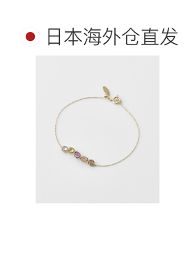 日本直邮agete 阿卡朵 女士 多石手链（紫调）天【付后1h可退】