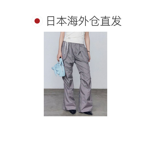 日本直邮EMODA 女装 宽松半身裙裤 高腰抽褶设计 0425407701 - 图1