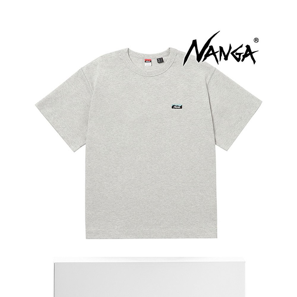 自营｜ NANGA 男士 Eco Hybrid Box 刺绣 T恤 NW2411-1G804-A S - 图1