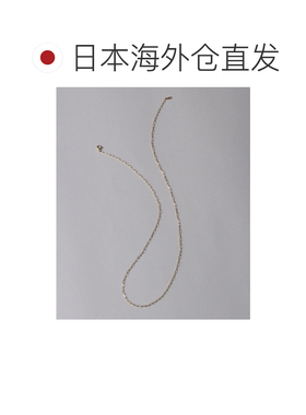 日本直邮Lilas 女士 K10黄金纸夹链式项链50cm 26【付后1h可退】