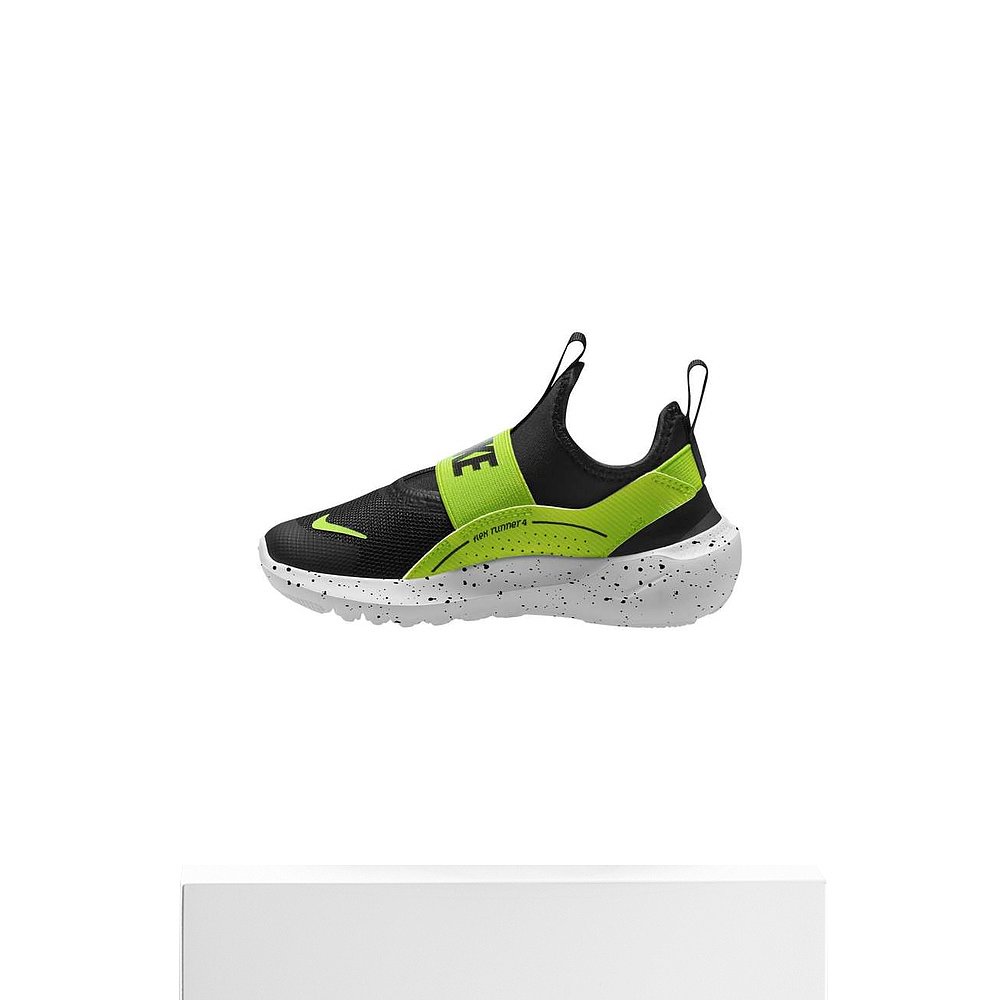 日本直邮Nike 运动鞋Flex Runner 4 PS 黑/黑-荧光绿-白 njp-if28 - 图3
