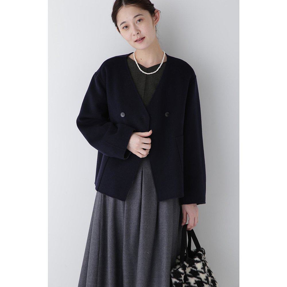 1h可退 日本直邮HUMAN WOMAN 女士可逆短款外套 0774255009羊毛,淘宝优惠券,粉丝福利购,淘宝优惠卷