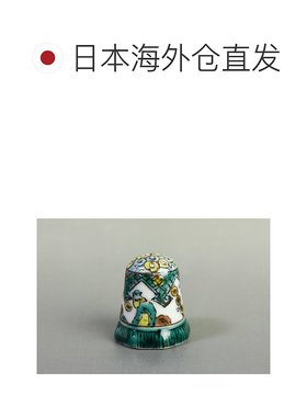 日本直邮九谷烧顶针 76 鸟 河合高友装饰品顶针 护身符 九谷顶针