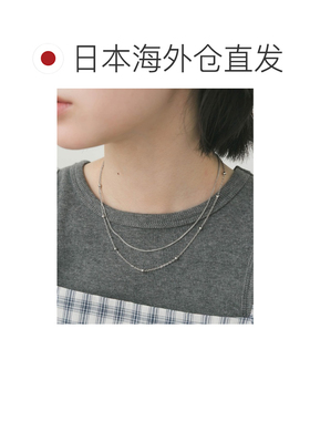 日本直邮SMELLY 女士 医用级不锈钢双链叠戴项链 SM263302241013