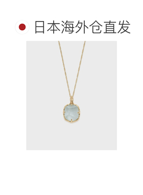 日本直邮agete 阿卡朵 女士 水蓝色双层石吊坠挂饰 10263117188