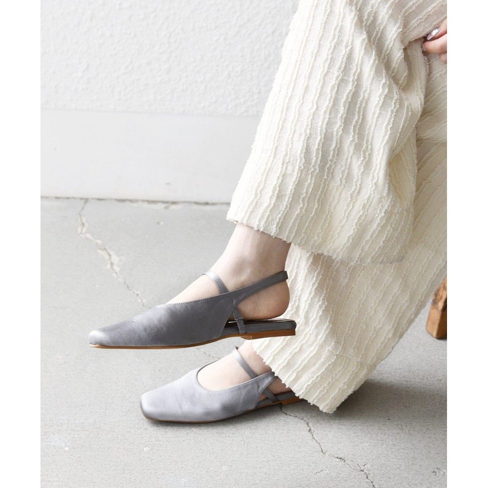 1h可退 日本直邮eblouna 女装 方头 slingback 平底女鞋 简约通勤,淘宝优惠券,粉丝福利购,淘宝优惠卷