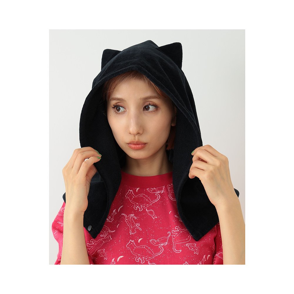 1h可退 日本直邮mmts男士多功能猫耳图案桑拿帽毛巾 16410032671 - 图0