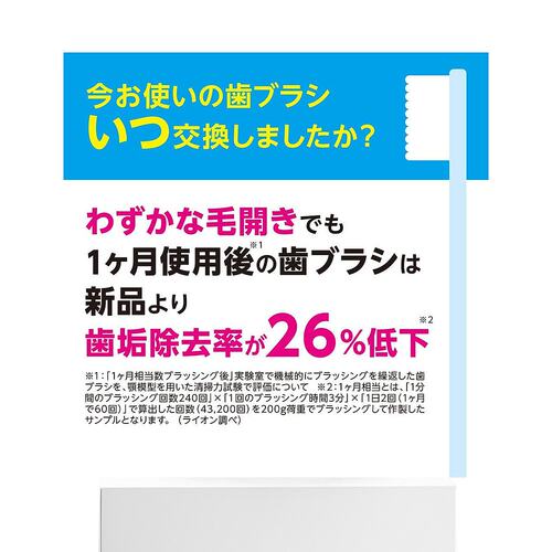 【日本直邮】clinica狮王 牙刷6支装 平头 普通硬度11366_80751 - 图3