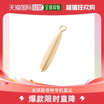 Day Tide Running Leg COCOSHINIK Silver Gilded Pear Shaped Ear Clip Pendant