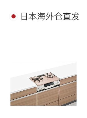 【日本直邮】Rinnai 天然气专用燃气灶 双灶宽60cm 右强火KG67PKR