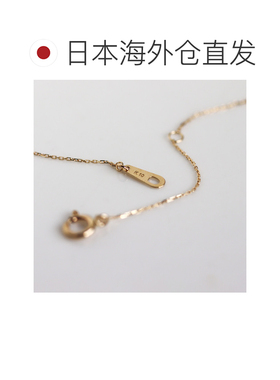 日本直邮cui-cui 钻石椭圆吊坠项链 K10YG 40cm 783689